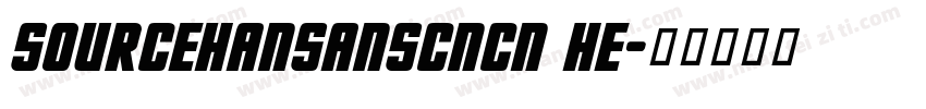 sourcehansanscncn he字体转换